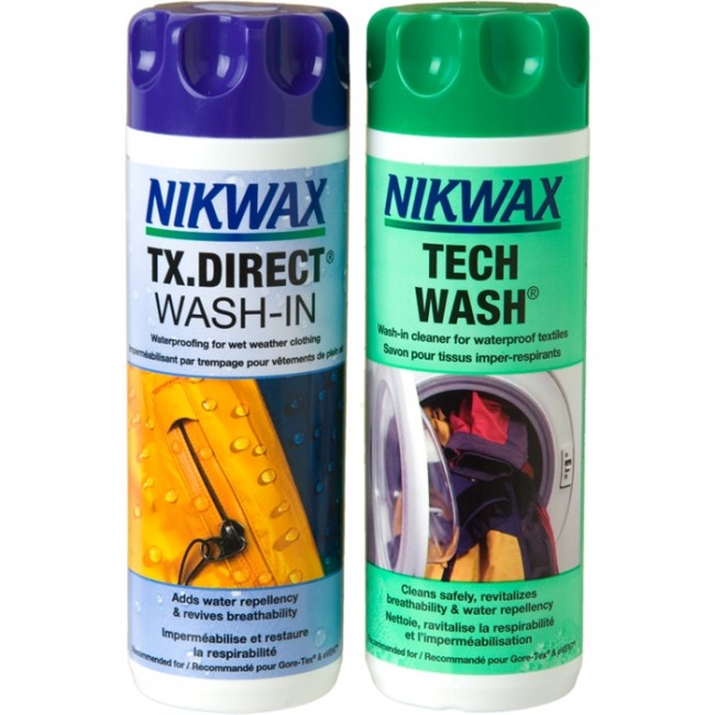 Nikwax Tech Wash + TX Direct Wash-In, 2x300ml