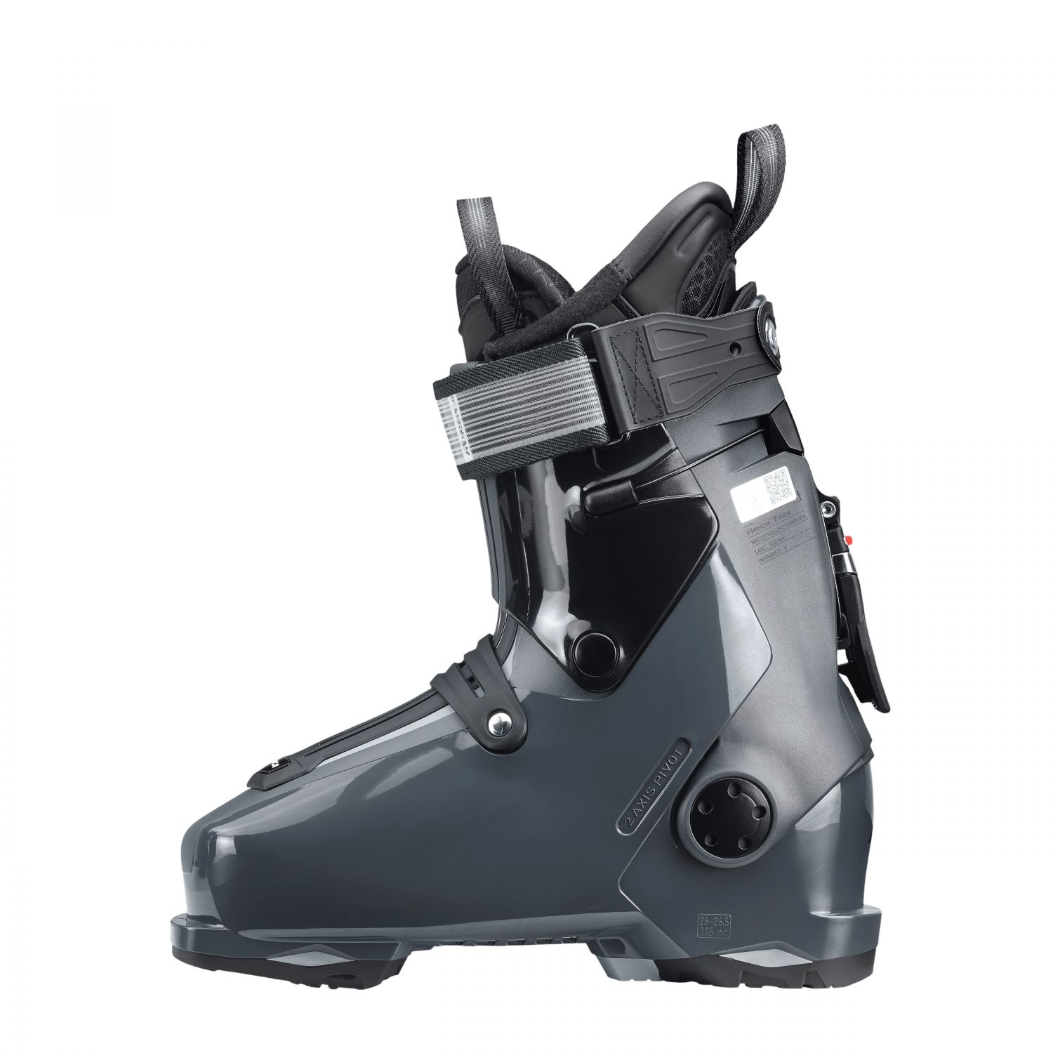 Nordica HF 120, botas de esqui, masculino, cinza/preto