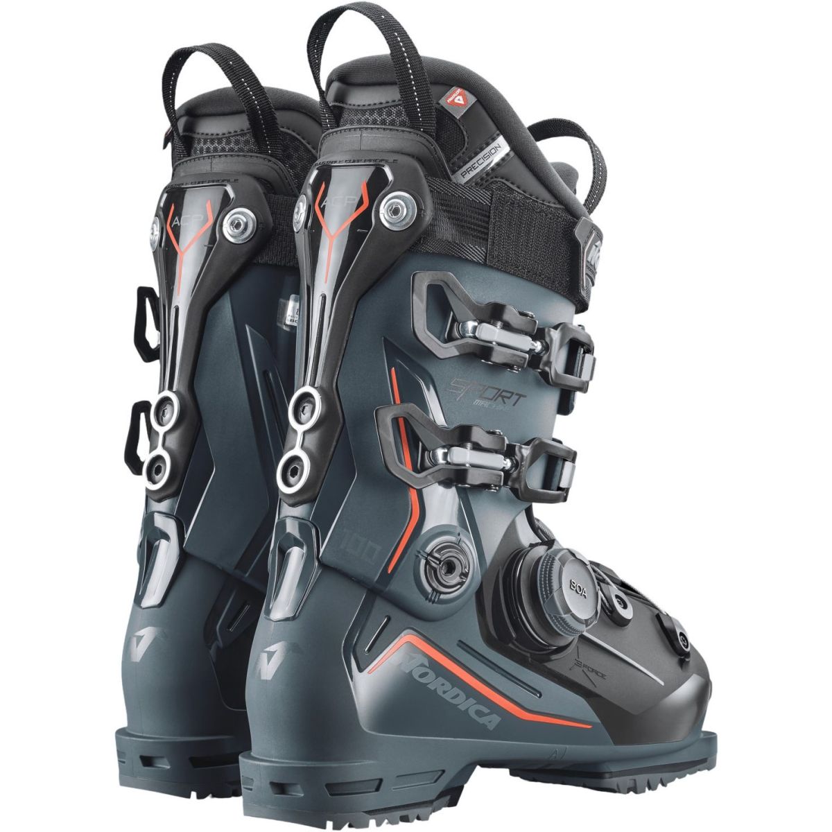 Nordica Sportmachine 3 100 BOA, ski boots, men, green/black
