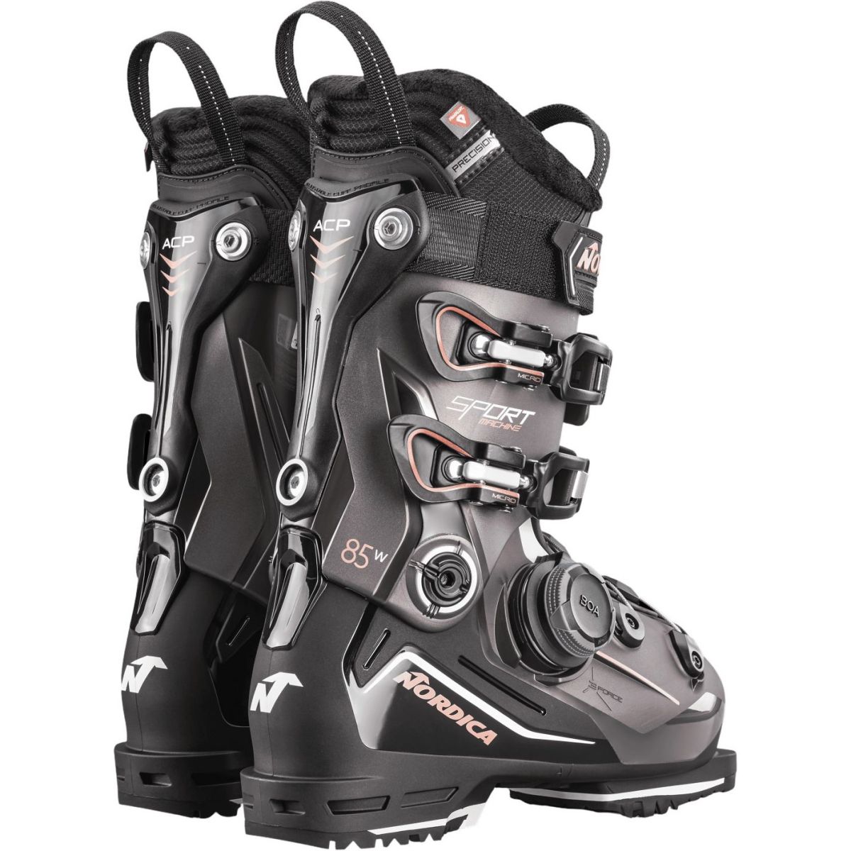 Nordica Sportmachine 3 85 W BOA, lyžařské boty, dámské, bronzová/černá