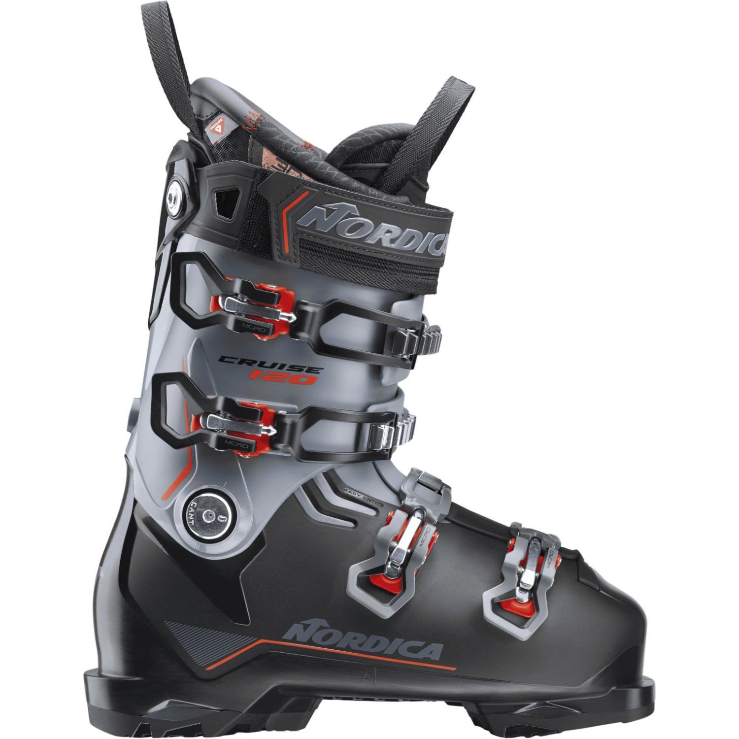 Nordica The cruise 120, botas de esquí, hombre, negro/gris