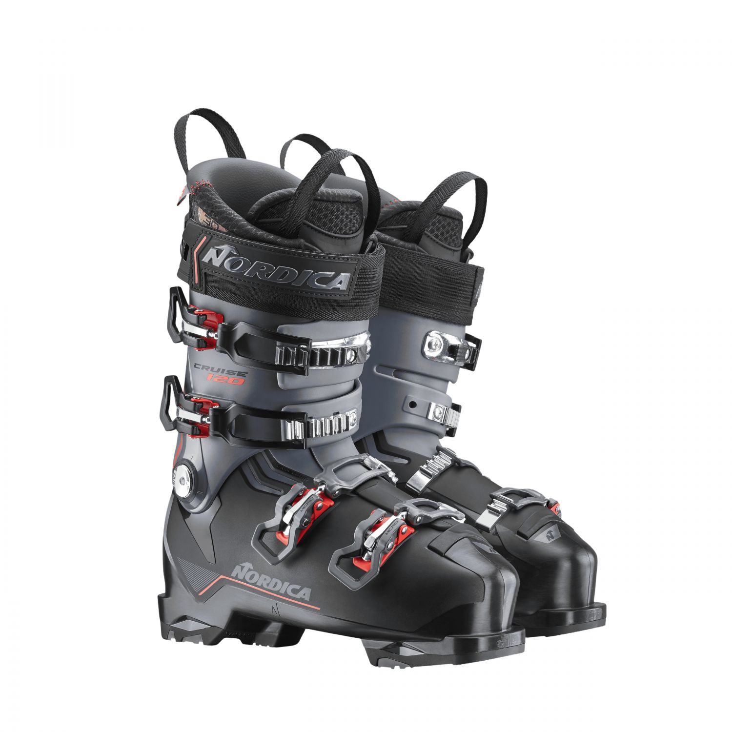 Nordica The cruise 120, botas de esqui, masculino, preto/cinza