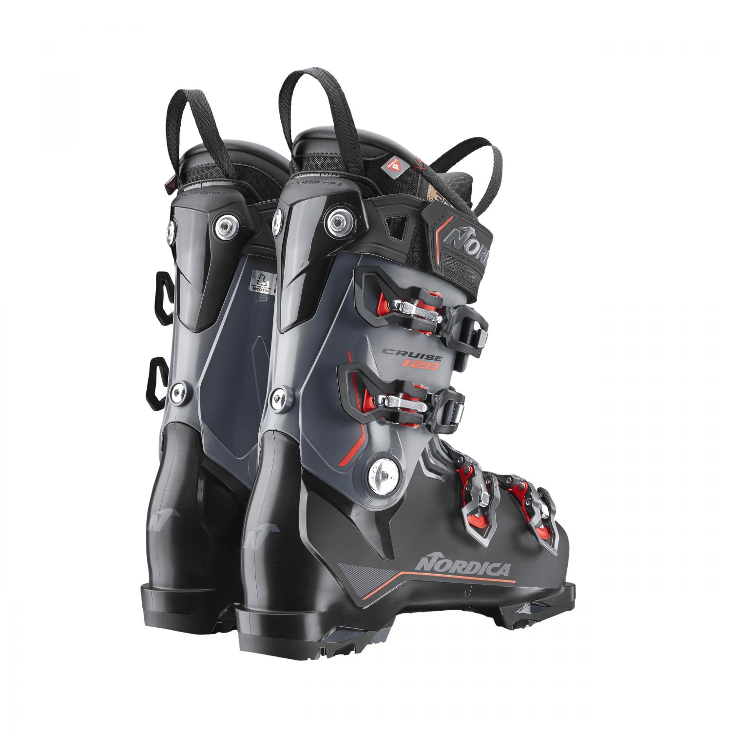 Nordica The cruise 120, botas de esqui, masculino, preto/cinza