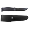 Nôž Mora Garberg Blackblade With Leather Sheath (C), nôž, čierny