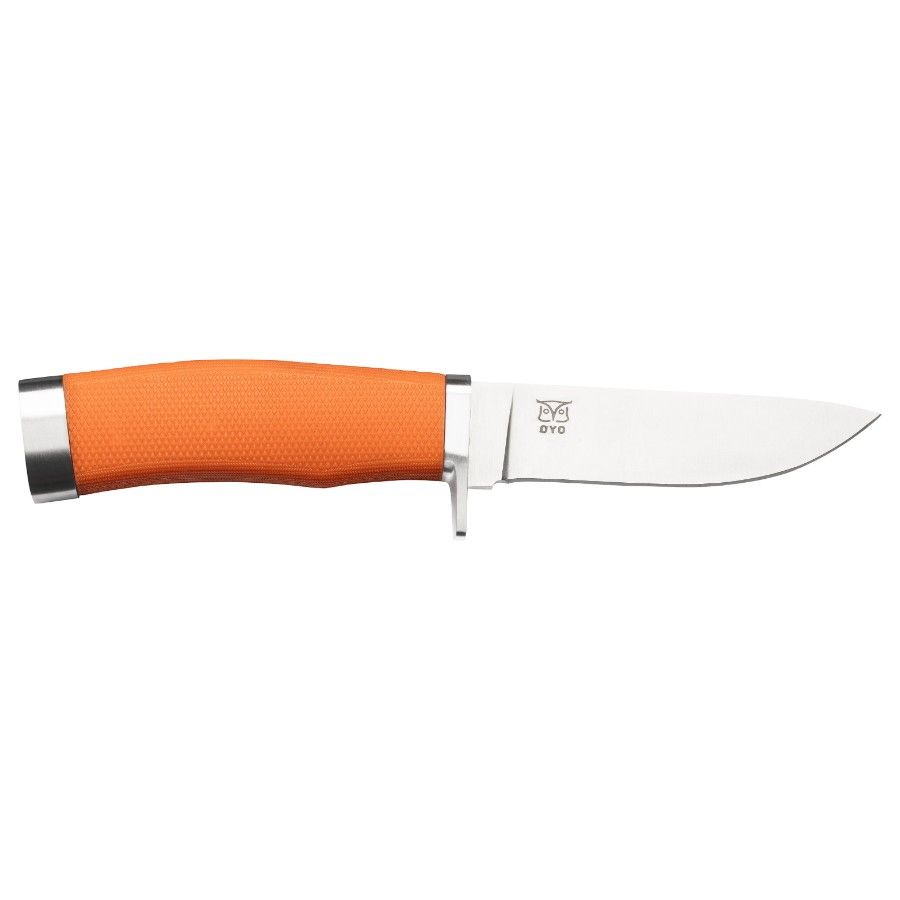 Nôž Oyo Finnskogen W/ Leather Sheath, nôž, oranžový