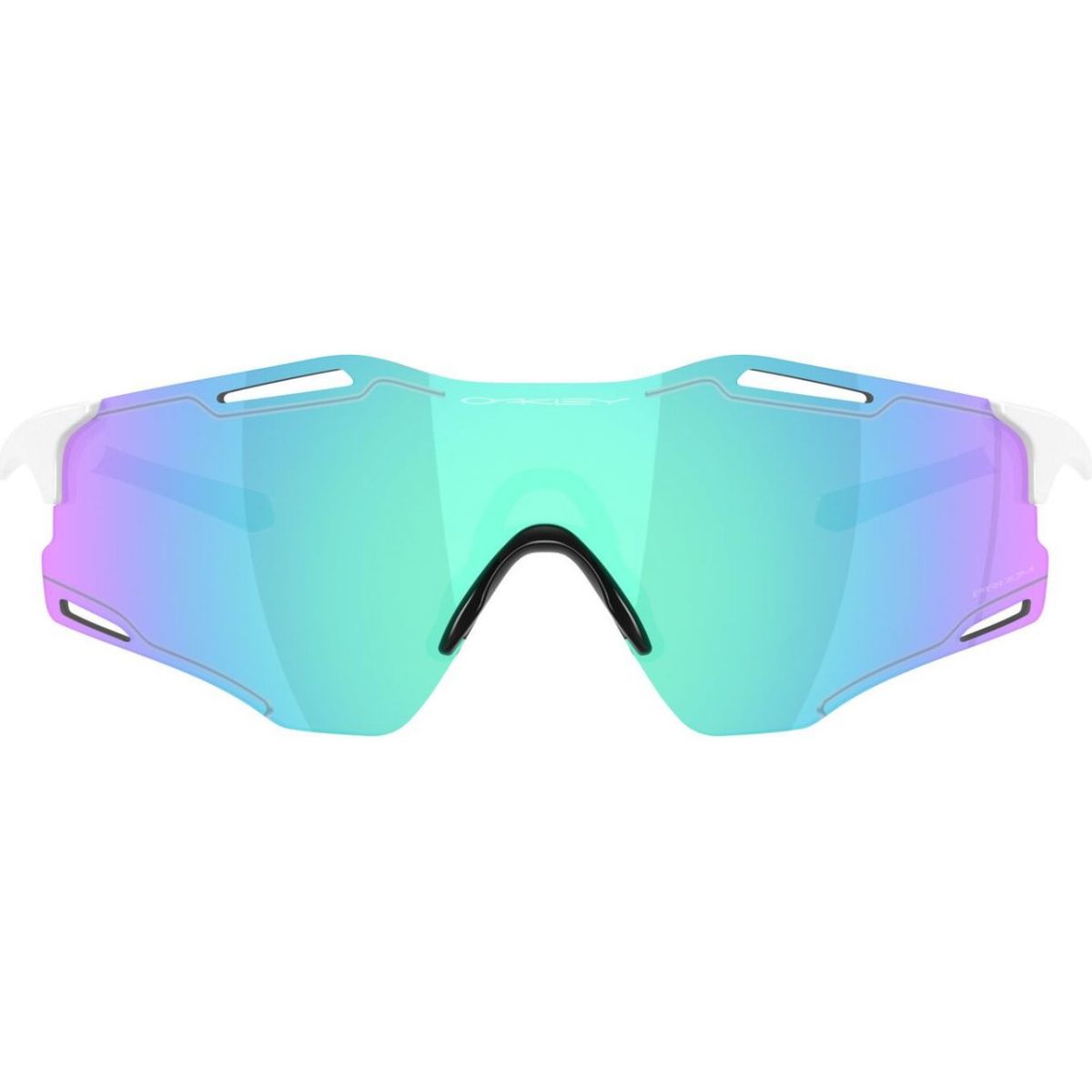 Oakley Cybr Zero, PRIZM™, Alb lustruit