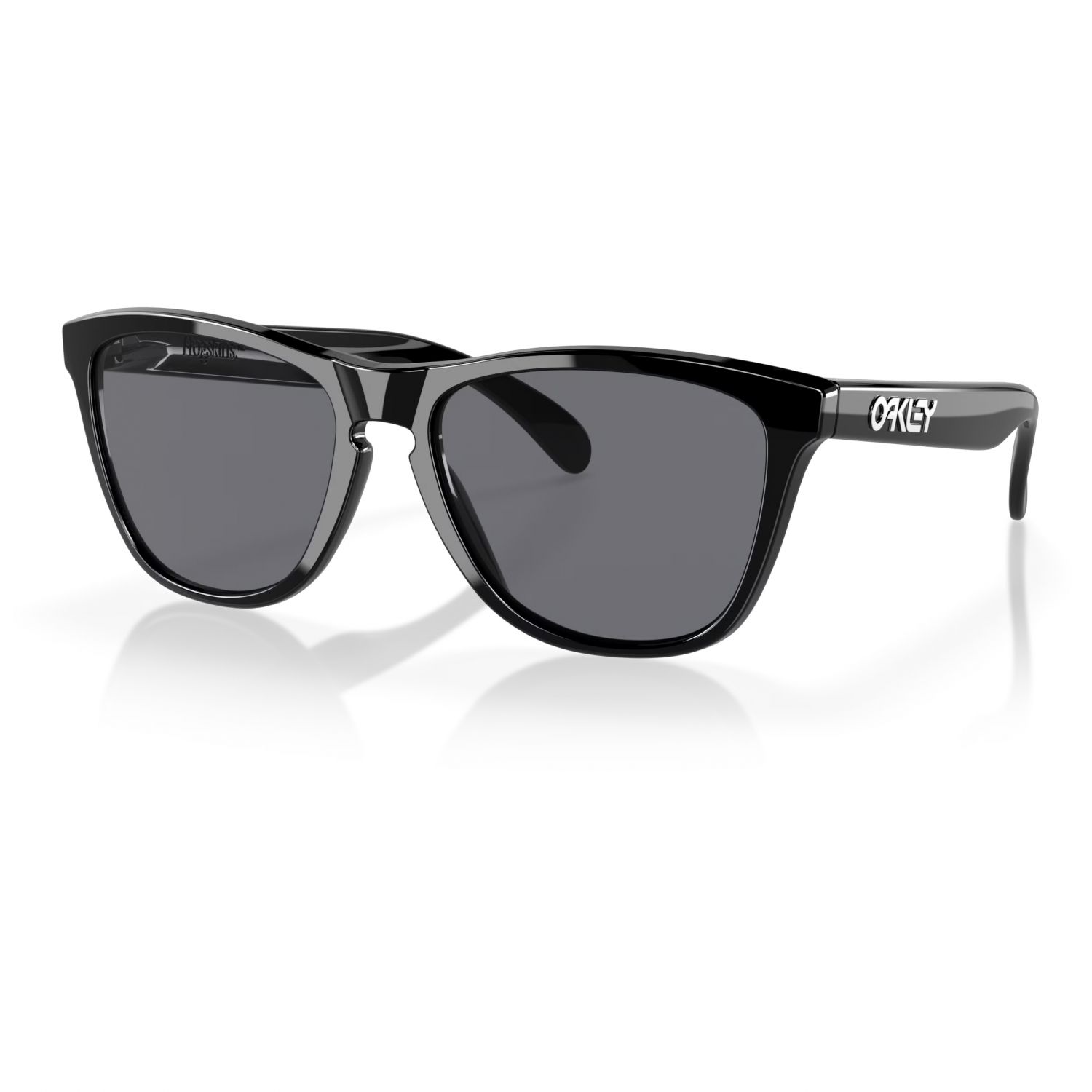 Oakley Frogskins negru lustruit, gri