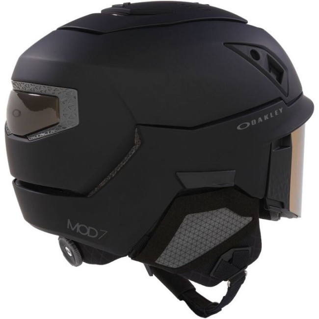 Oakley MOD7, casco da sci con visiera, nero