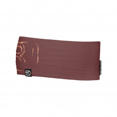 Ortovox 120 TEC Logo, fascia, rosso scuro