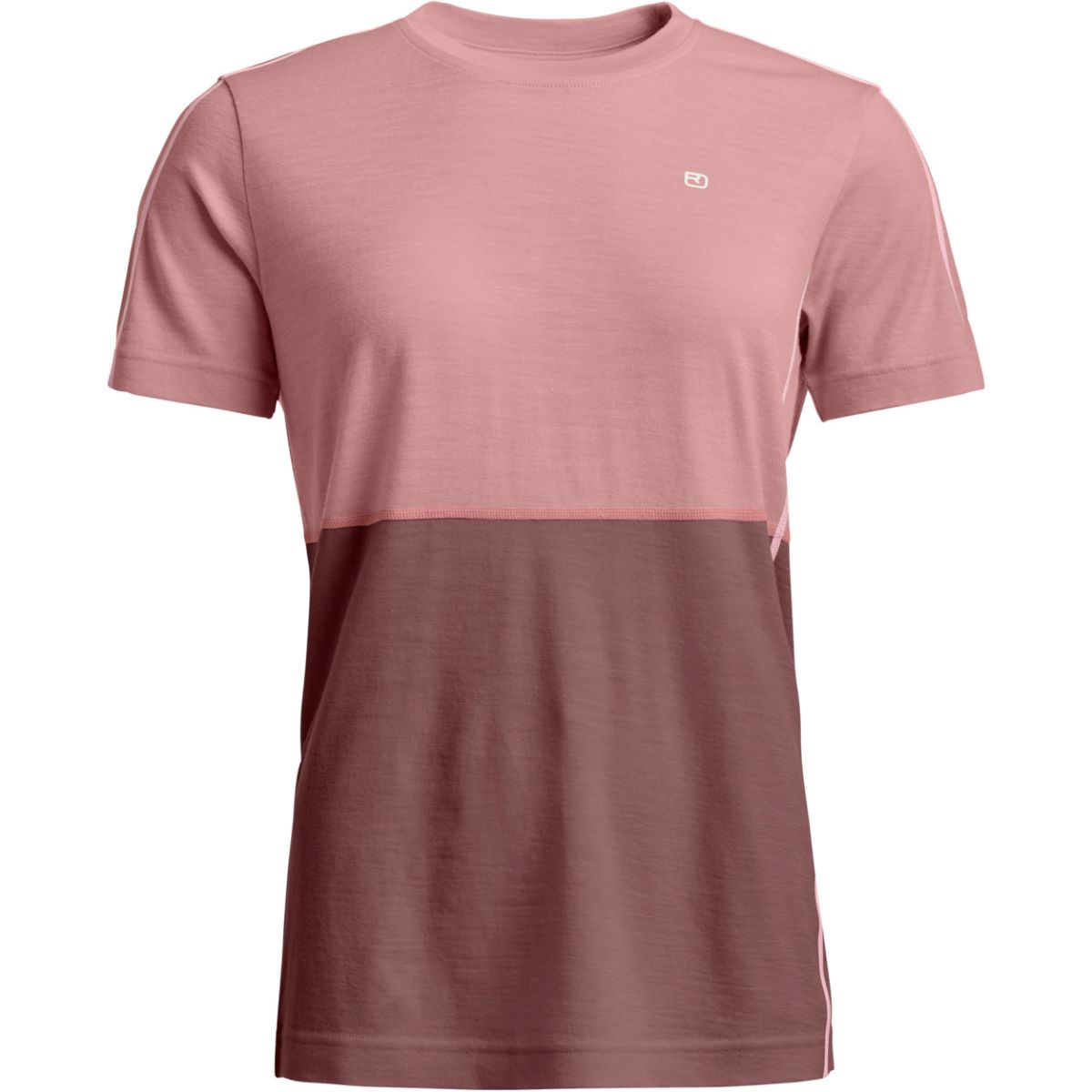 Ortovox 185 Rock'n'Wool Short Sleeve, Damen, rosa