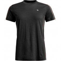 Ortovox 185 Rock'n'Wool Short Sleeve, femei, negru