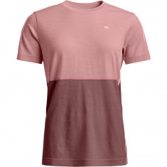 Ortovox 185 Rock'n'Wool Short Sleeve, mujer, rosa
