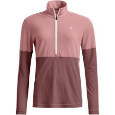 Ortovox 185 Rock'n'Wool Zip Neck, Dame, Dusk Rose