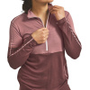 Ortovox 185 Rock'n'Wool Zip Neck, dame, lyserød