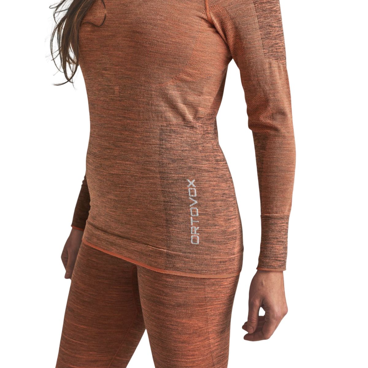 Ortovox 230 Competition Long Sleeve, Dam, Orange