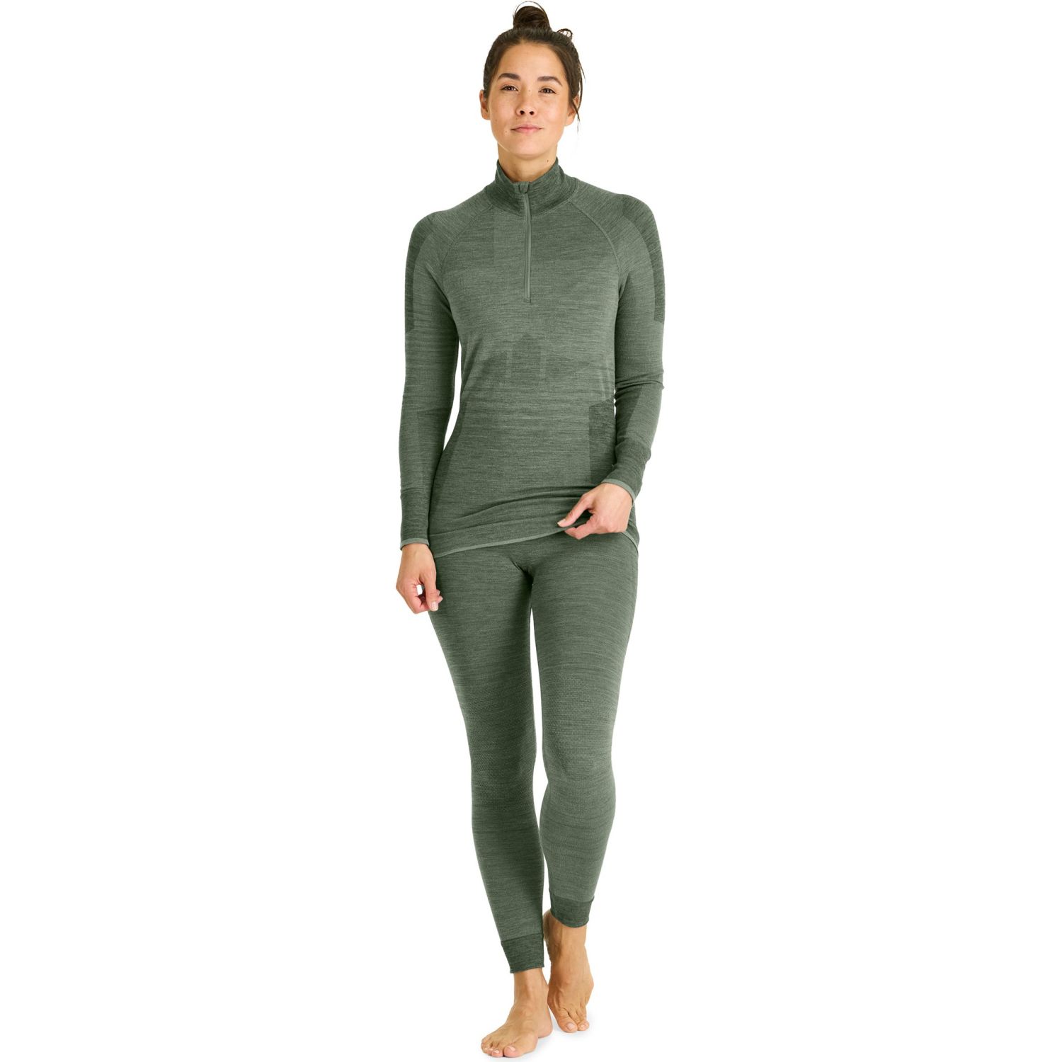 Ortovox 230 Competition Zip Neck, dame, grijs