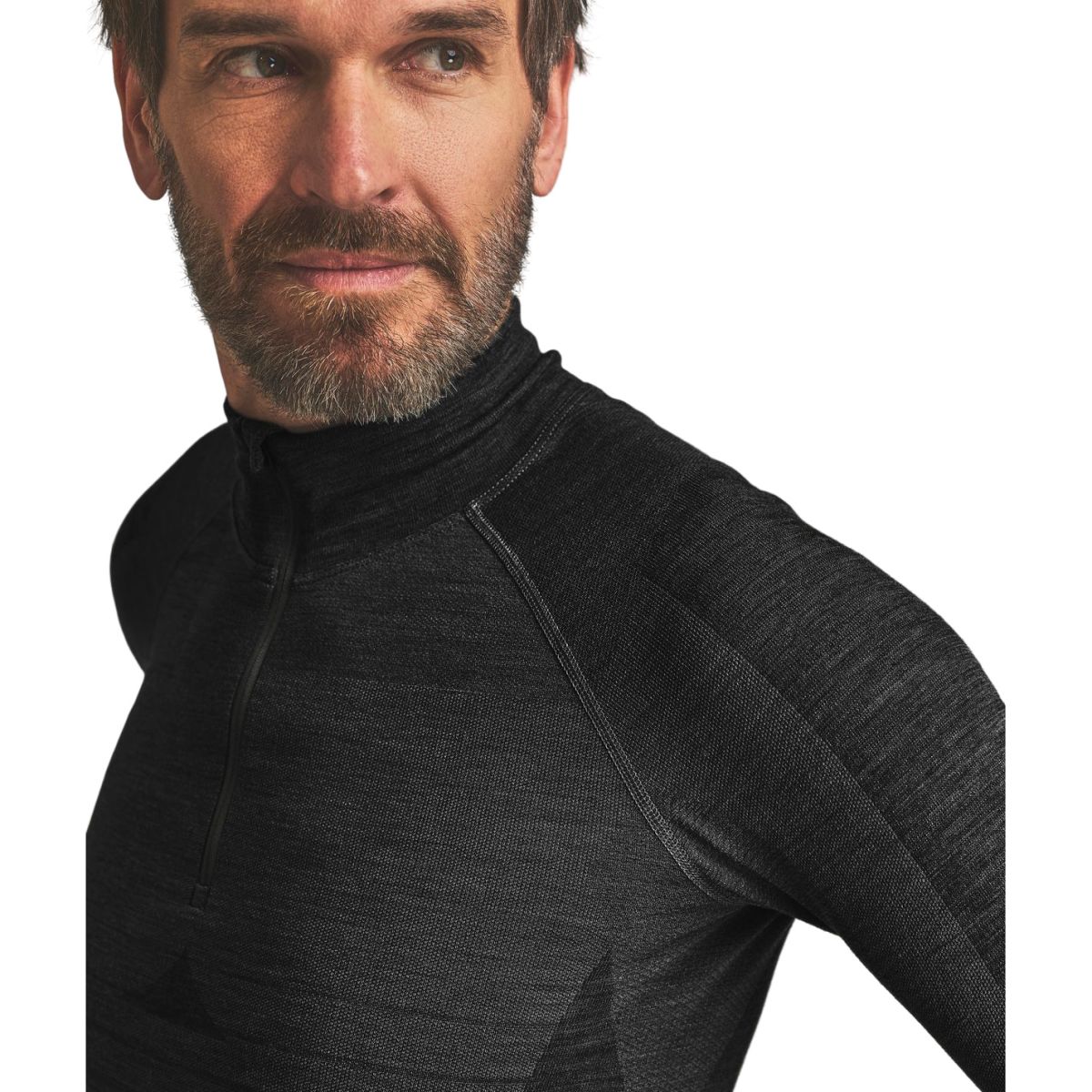 Ortovox 230 Competition Zip Neck, Herre, Black Raven