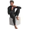 Ortovox 230 Competition Zip Neck, herre, sort