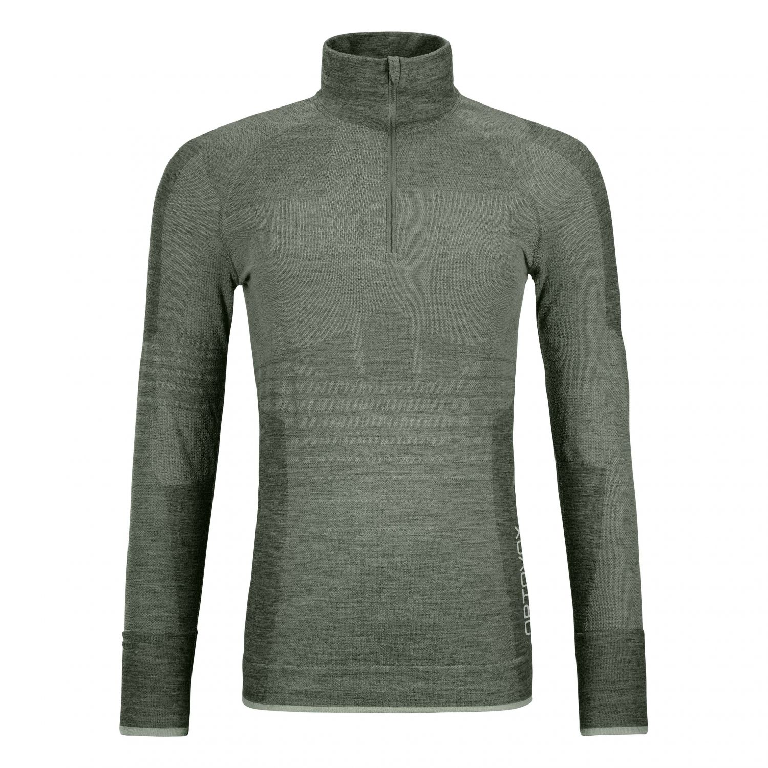 Ortovox 230 Competition Zip Neck, mulher, cinzento
