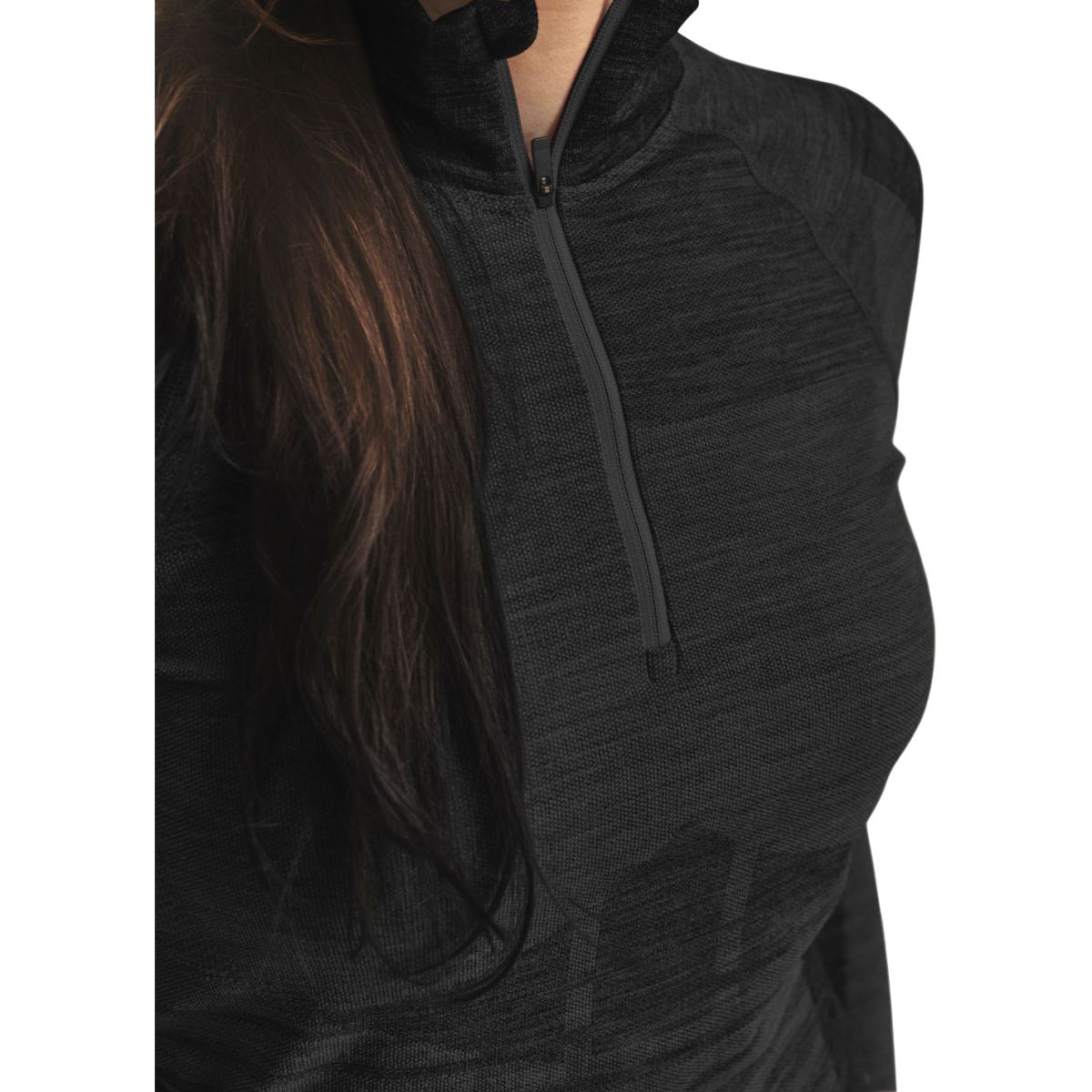 Ortovox 230 Competition Zip Neck, mulher, preto