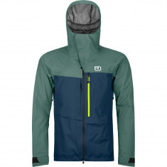 Ortovox 3L Ravine, chaqueta shell, hombre, azul oscuro
