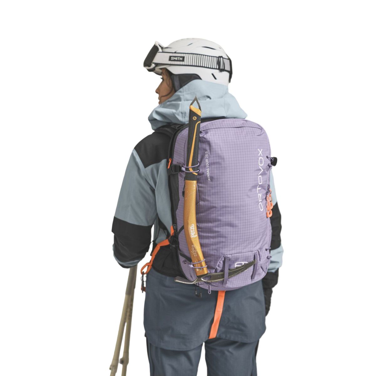 Ortovox Avabag Litric Tour 28L S, zaino da sci, lilla