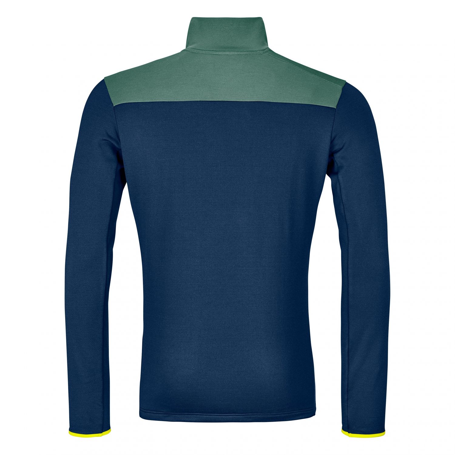Ortovox Fleece Light Zip Neck, hombre, azul oscuro