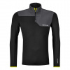 Ortovox Fleece Light Zip Neck, hombre, negro