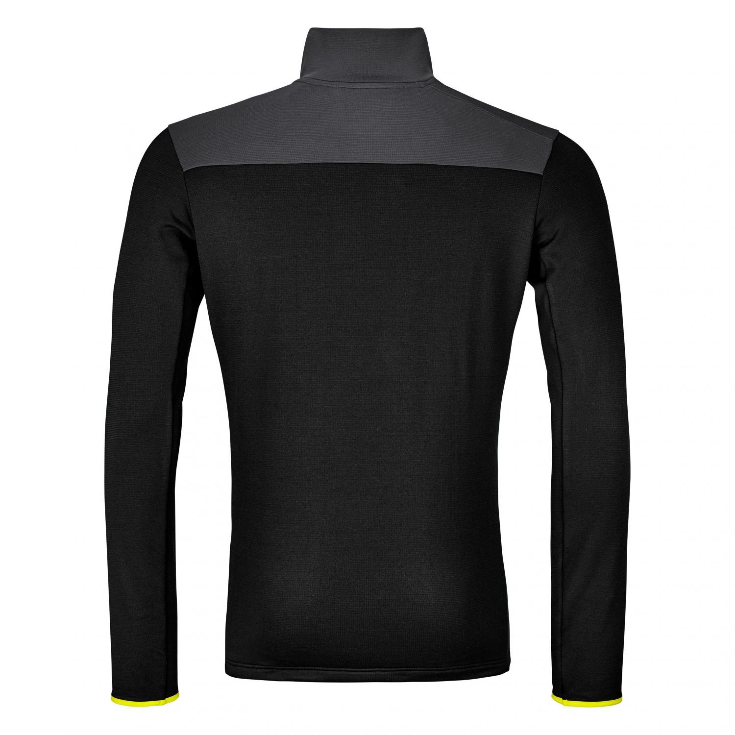 Ortovox Fleece Light Zip Neck, uomo, nero