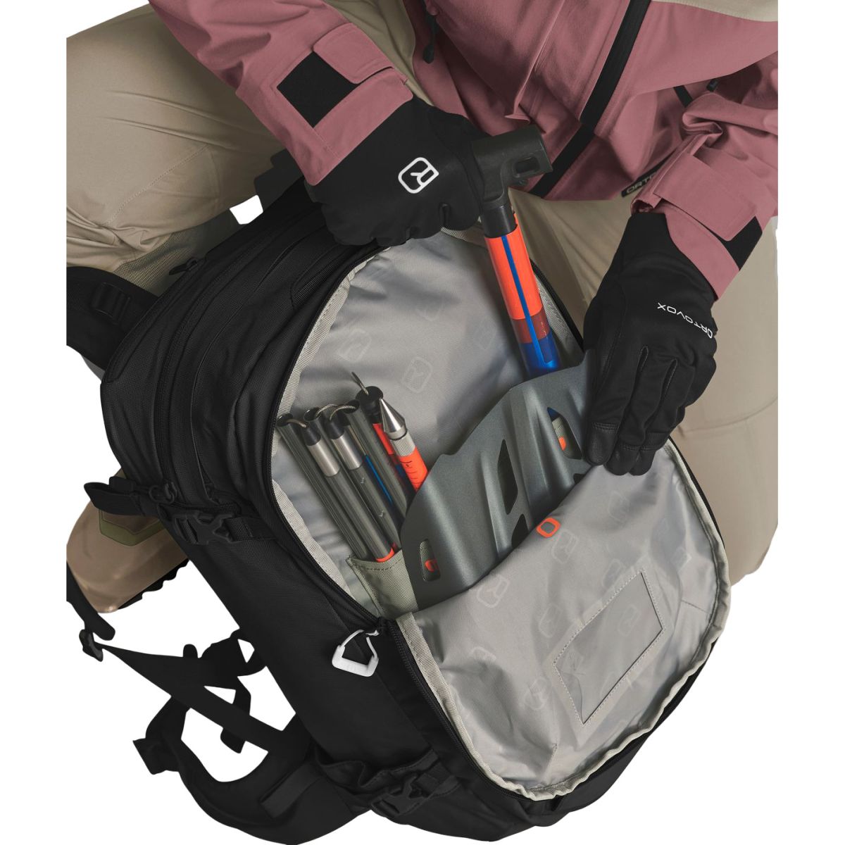 Ortovox Haute Route 30L S, mochila de esquí, negro