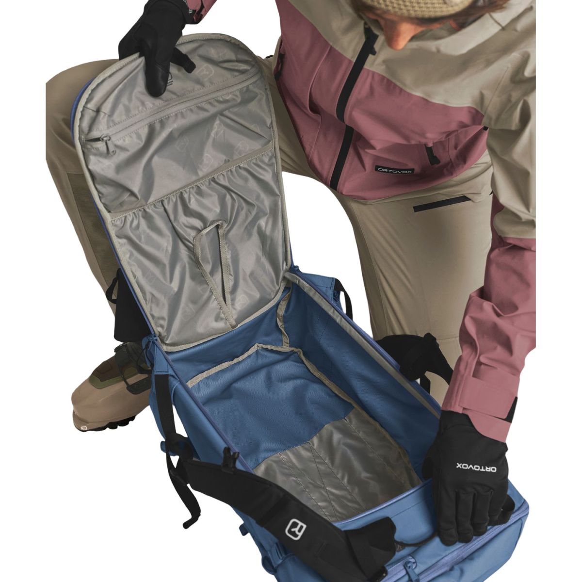 Ortovox Haute Route 38L S, Skitourenrucksack, blau