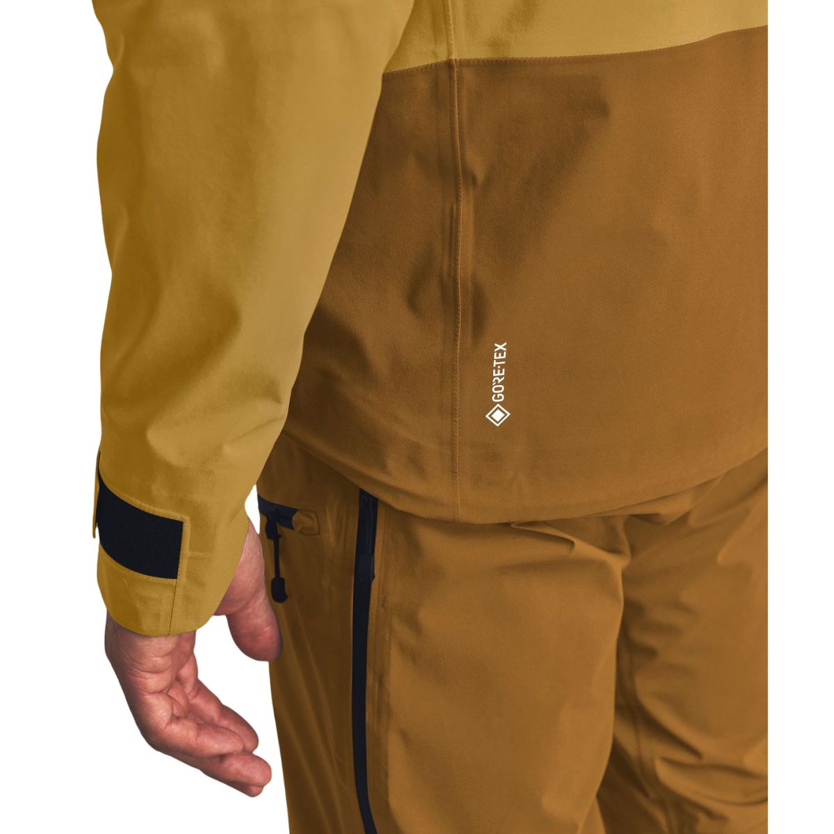Ortovox Ortler Gore-Tex, giacca da sci, uomo, marrone