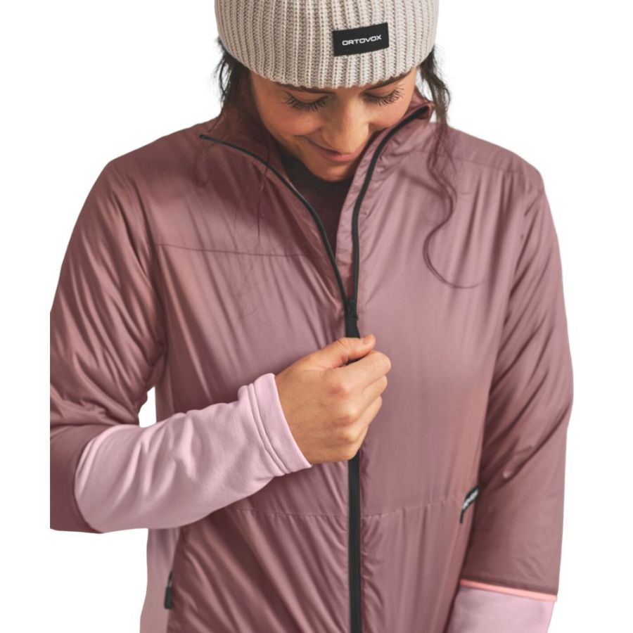 Ortovox Ravine Metawool 60 Hybrid, eristävä takki, naiset, vaaleanpunainen
