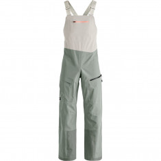 Ortovox Ravine Plus 3L Bib, calças com carapaça, mulheres, verde claro