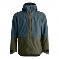 Ortovox Ravine Plus 3L, casaco, homem, cinzento escuro/verde escuro