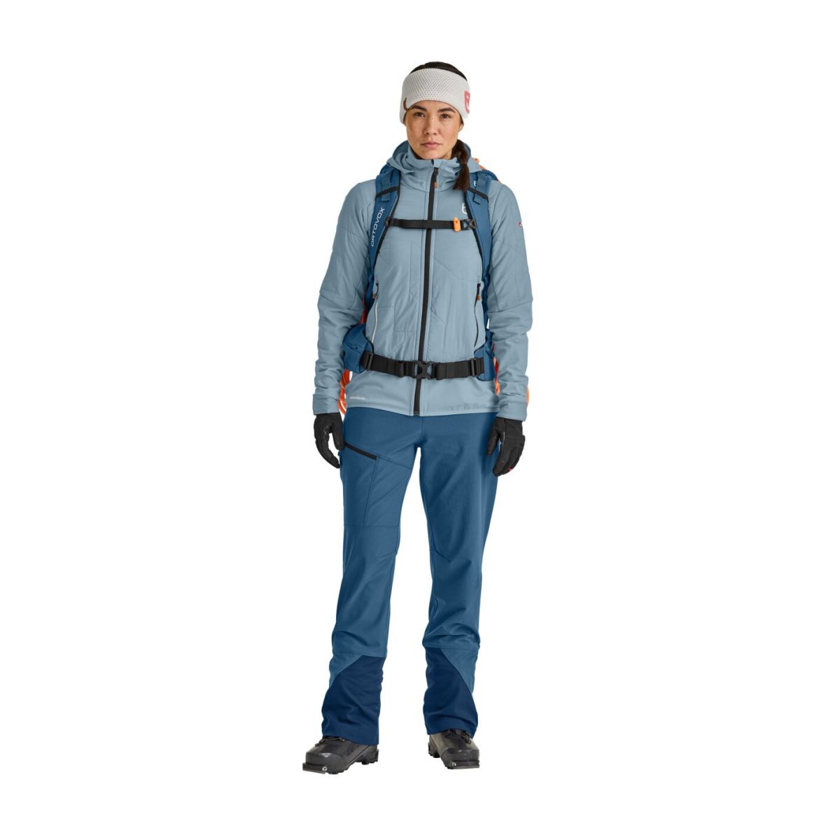Ortovox Swisswool Col Becchei Hybrid, softshell jacket, women, sly fox