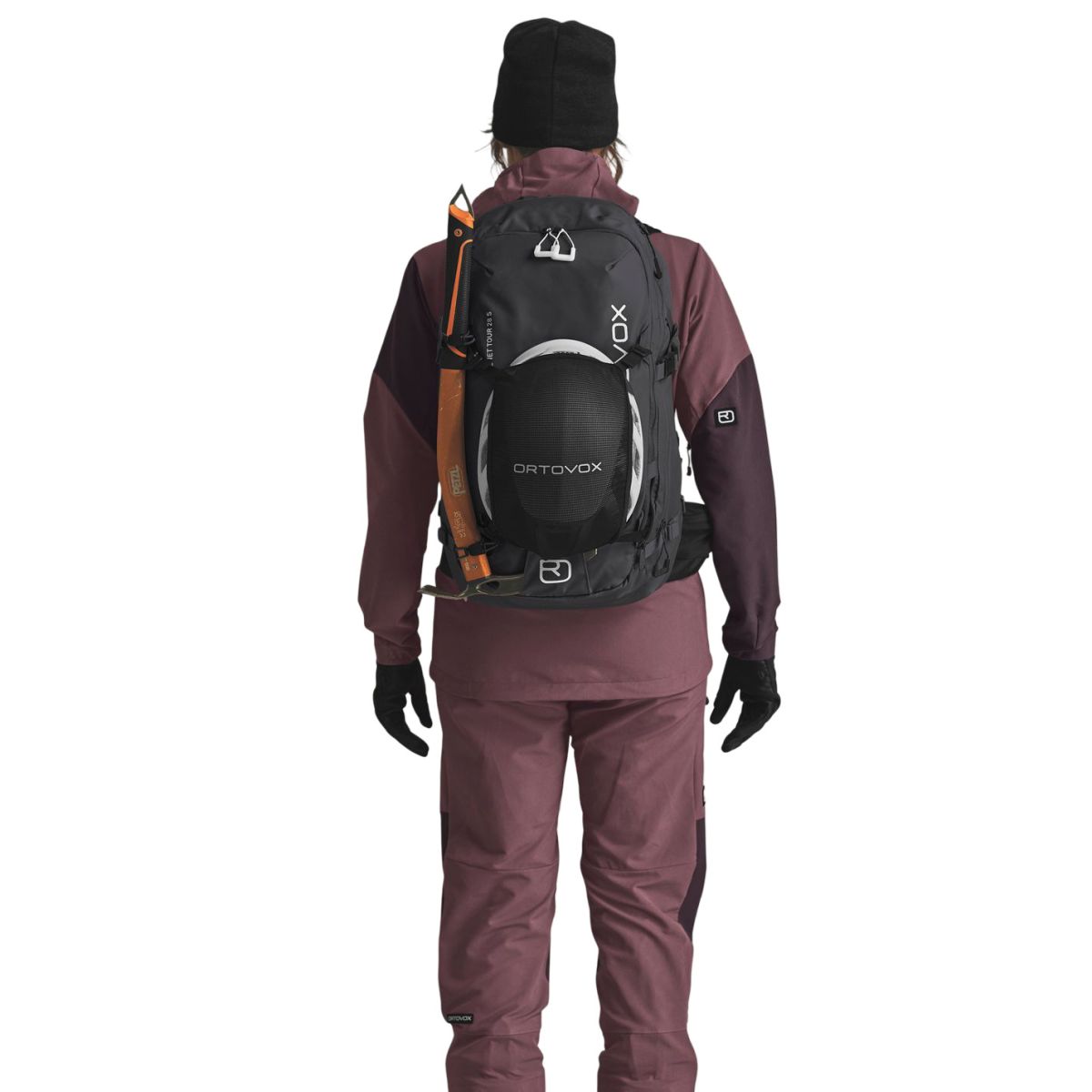 Ortovox Venet Tour 28L S, lyžařský batoh, černá