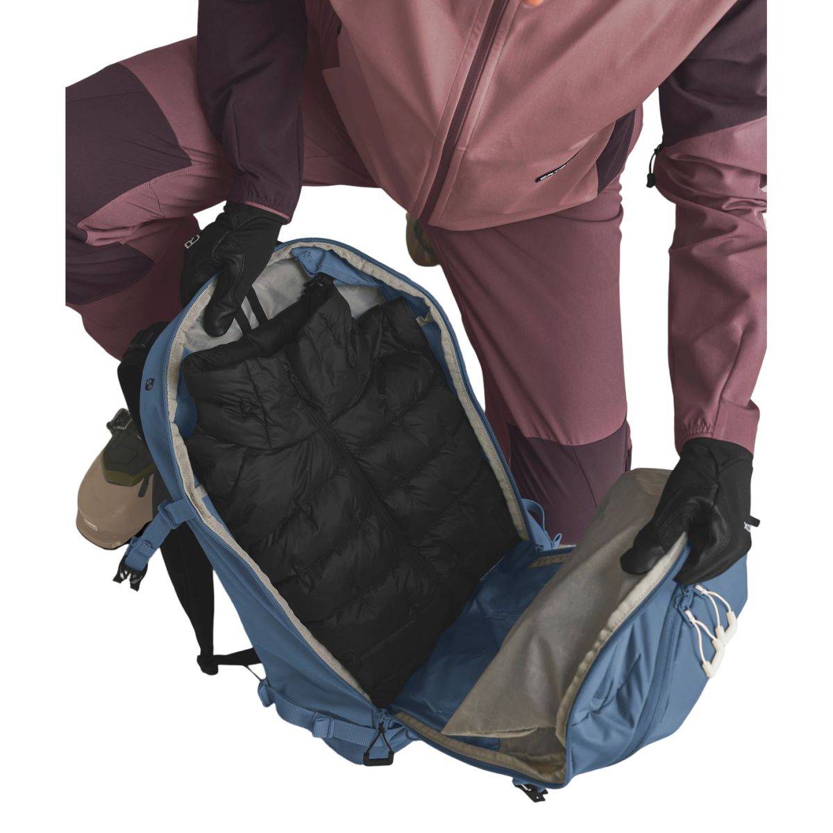 Ortovox Venet Tour 28L S, lyžařský batoh, modrá