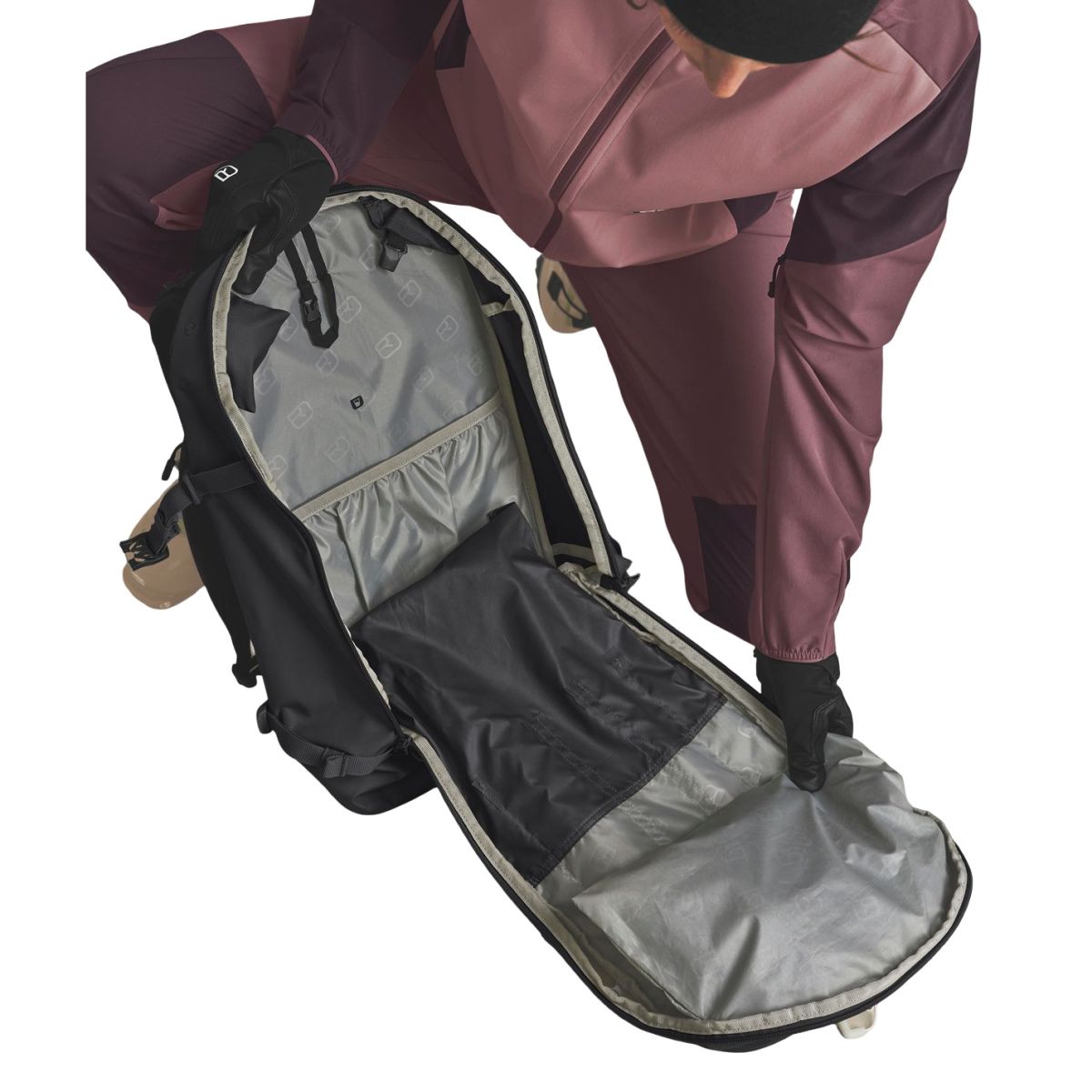 Ortovox Venet Tour 28L S, mochila de esqui, marrom