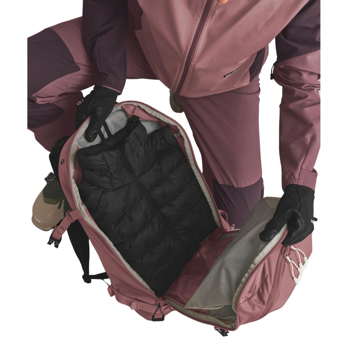 Ortovox Venet Tour 28L S, skibergsack, roze