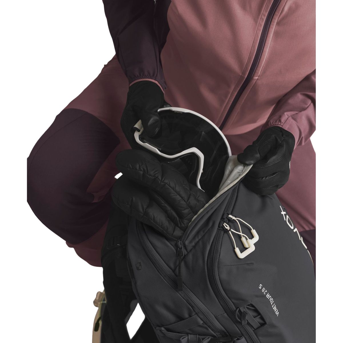 Ortovox Venet Tour 28L S, Skidryggsäck, Svart