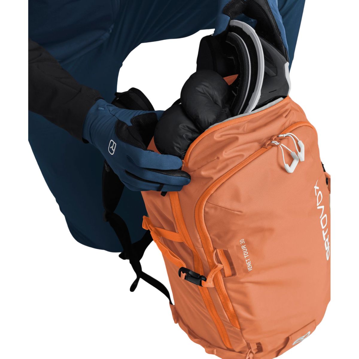 Ortovox Venet Tour 30L, lyžiarsky batoh, oranžový
