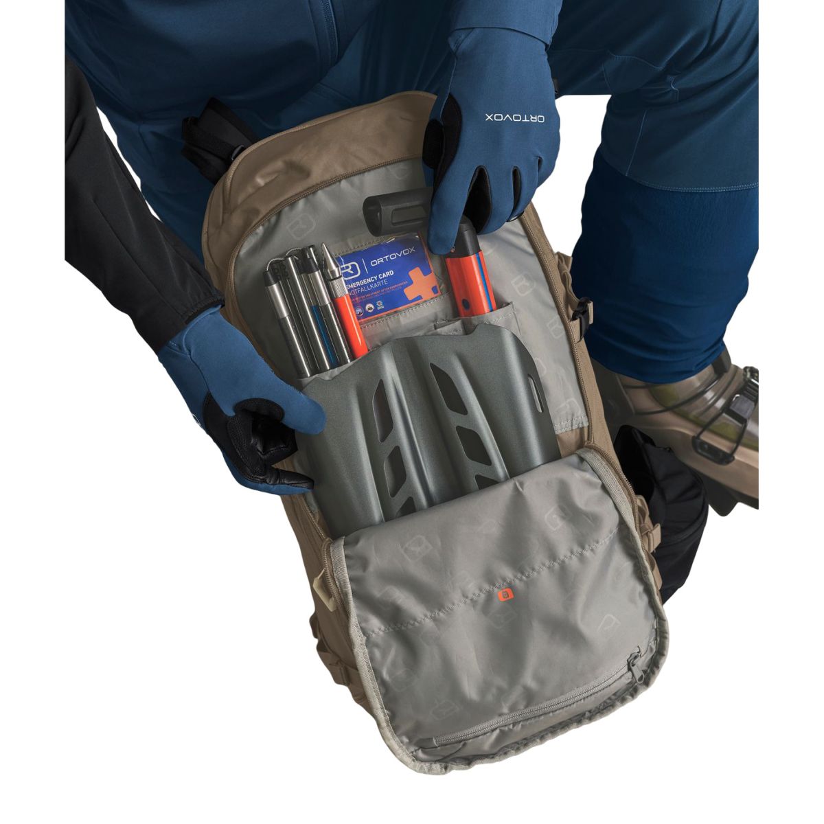 Ortovox Venet Tour 30L, Skirucksack, braun