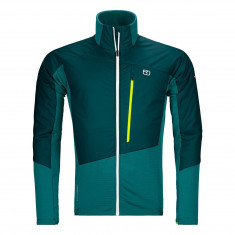 Ortovox Westalpen Swisswool Hybrid, insulating jacket, herre, pacific green