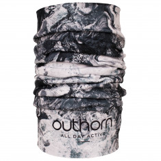Outhorn neck warmer/bandana, grey/white