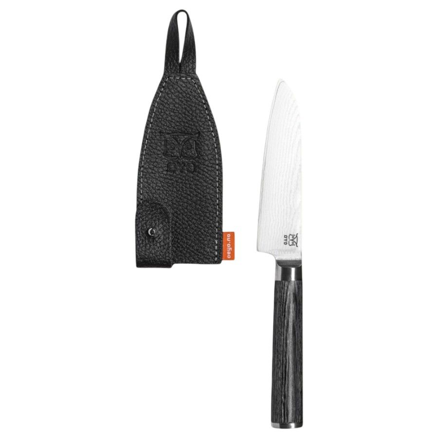 Oyo Carved Opal Santoku Vedgetable Knife, kuchynský nôž, sivý