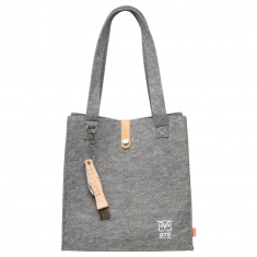 Oyo Hiking Felt Bag, mushroom bag, gray