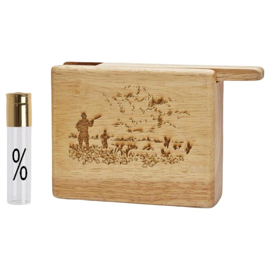 Oyo Lerka Wooden Schnapps Box, boîte à schnaps en bois