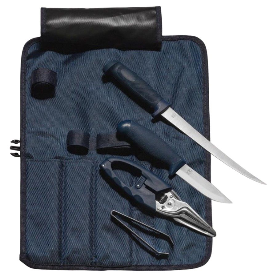 Oyo Namsen Fishing Knives, fiskesæt, blå