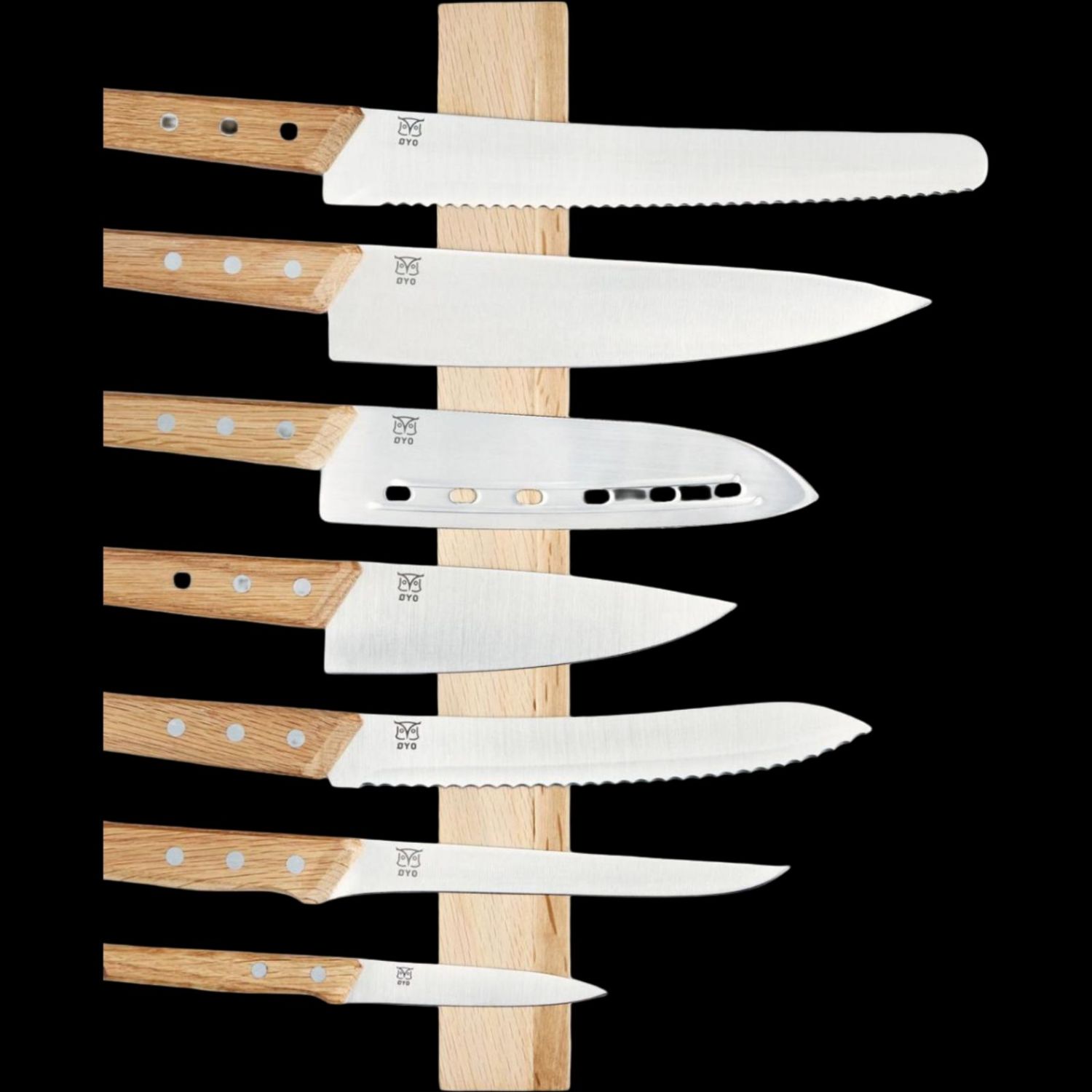 Oyo Oak Magnetic Rest, suport pentru cuțite